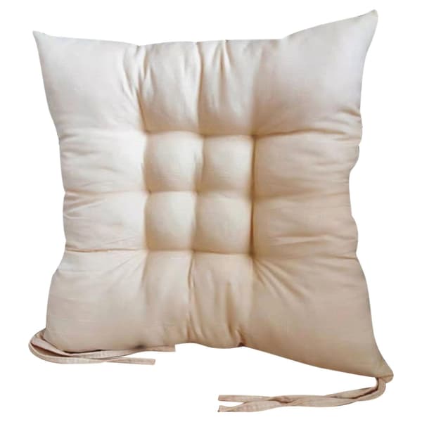 Ensfarget stolsete pute (FMY) Pink Y