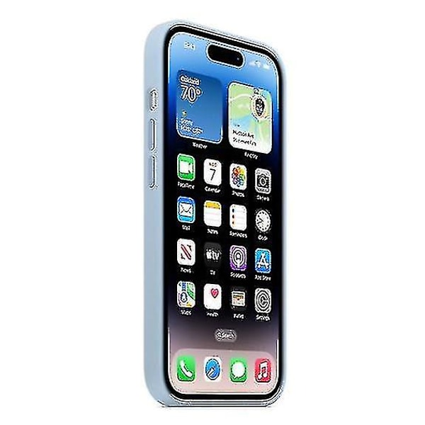 Silikon Telefon Cover Kompatibel Med Iphone 14pro - ya01  (FMY) Sky