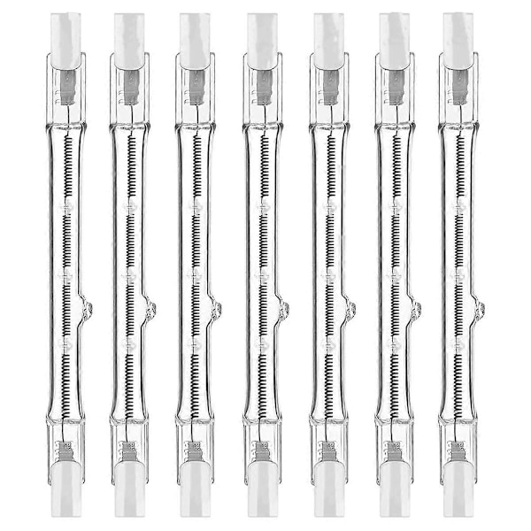 R7s Halogen Lyspærer, 7 Pakker R7s Pære 118mm Dæmpbar 230V Halogenpærer, Tungsten Lineær Lyspære (FMY) 150W