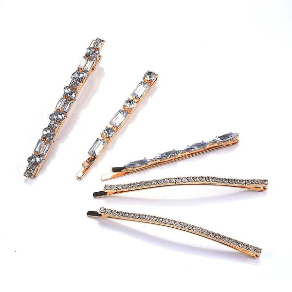 Rhinestone Bobby Pins, Metal Hair Clips Diamond Bobby Pins Crystal Hair Pin For Prom Lady Women Girls,wz-1857  (FMY)