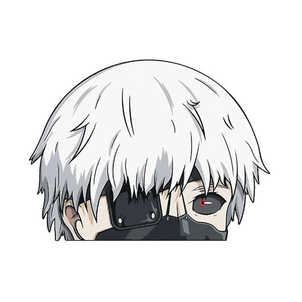 Tokyo Ghoul Kaneki Ken Peeker Dekaler för Bil, Dekoration för Stötfångare, Fönster, Anime-Tryck, Dekaler för Fordon (FMY)