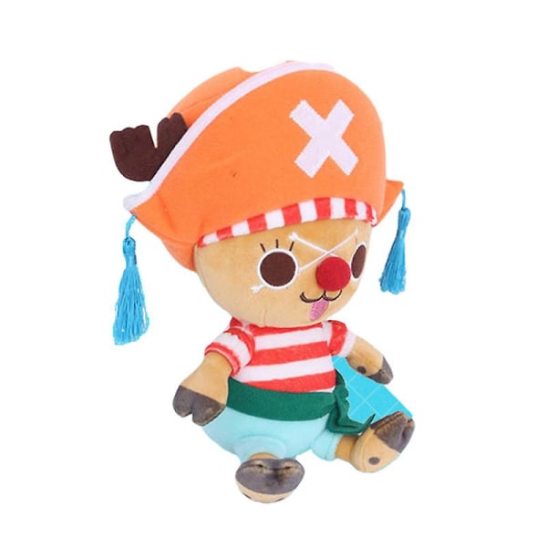 One Piece plysj leker størrelse 25cm Anime figur Luffy Chopper Ace Law søt dukke barn eller kjæreste bursdag Halloween Xmas gaver  (FMY) F 25CM