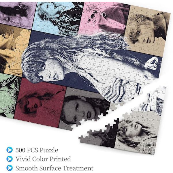 Taylor Swift -palapeli, laulaja, 1000 palan palapeli aikuisille, 1000 palan palapeli lapsille ja aikuisille (FMY) 300 Piece