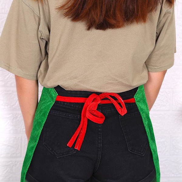 Julegave Julepynt Nisseforkle Grønt Kjøkkenforkle Bib (FMY) Green elf apron