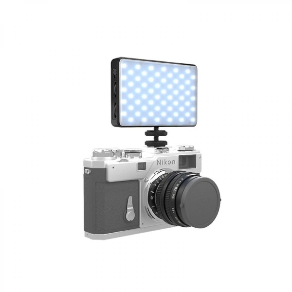 Rgb Led-täyttövalo Himmennettävä LED-valokuvaus Selfie-täyttövalo kytkimellä (FMY)