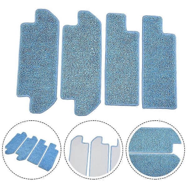 2-pack moppdukar för Hobot Legee 669 robotdammsugare golvmattor (FMY) 48 cloth
