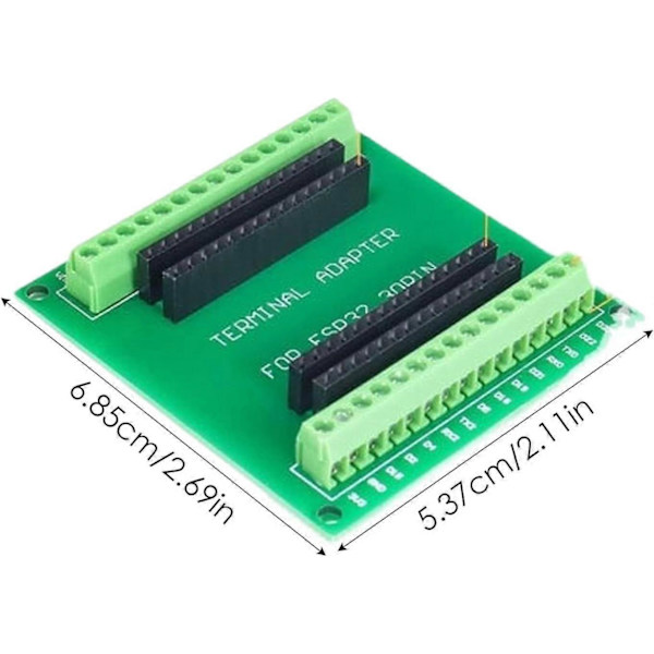ESP32 Udviklingskort, 2.4GHz WiFi Bluetooth Microcontroller Med Integreret Flash Til IoT Projekter (FMY)