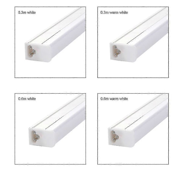 LED-rör T5 Lampa 220v Lysrör 9w 14w 18w LED Vägglampa (FMY) White light 0.6m
