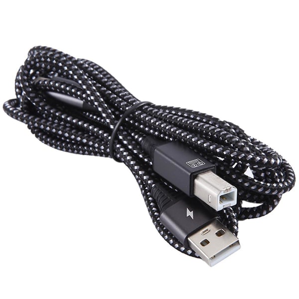 2-in-1 USB-tulostinkaapeli USB-C - MIDI-kaapeli USB Type-C - USB B MIDI-kaapeli musiikkivälineille, pianolle, MIDI-näppäimistölle (FMY)