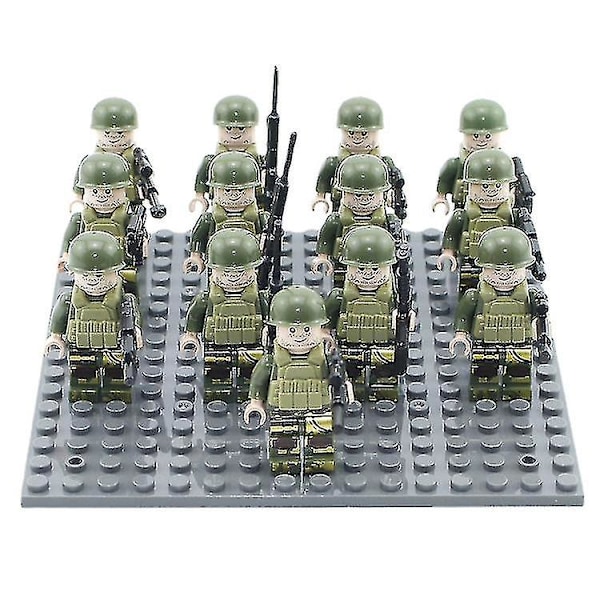 Poliisin rakennussarjat Sotilassarja Pojat Erikoispoliisi Minifiguuri Toisen maailmansodan erikoisjoukot (FMY)