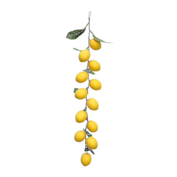 50-195cm Konstgjord Citrongirlang Vår Sommar Fruktgirlang För Bröllopsbordsdekoration  (FMY) 50cm