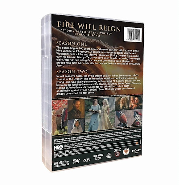 House of the Dragon säsongerna 1-29 - DVD-boxset Fri Frakt~ (FMY)