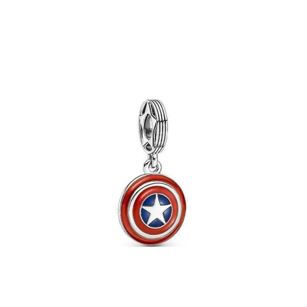 Ale S925 Äkta Silver Marvel Pandora Iron Man Infinity Stones Hulk Charm Gift (FMY) Iron Man