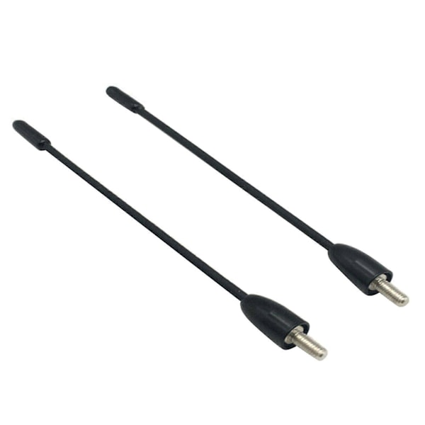 2x Antenne Til Sennheiser SK EK 100 300 500 G1 trådløs Bodypack reparationsmikrofon Black
