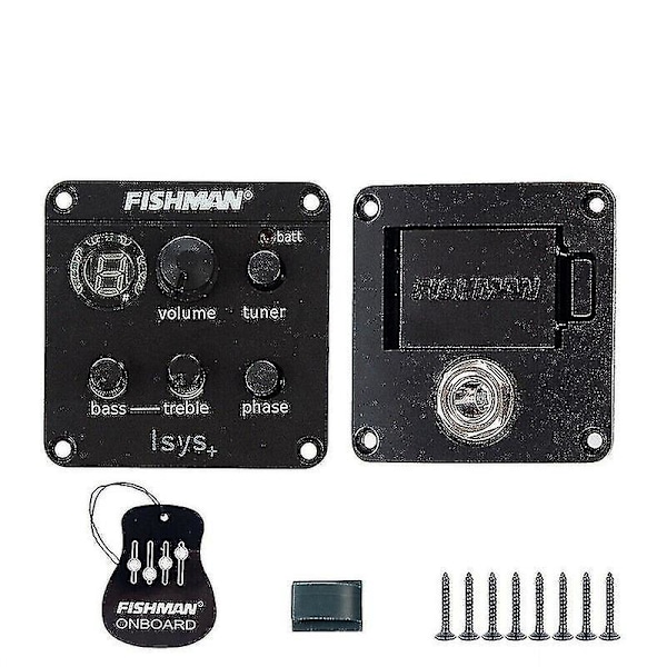Fishman Eq Tuner Piezo Mic Presys Blend Akustisk Gitarr Pickup Preamp  (FMY)