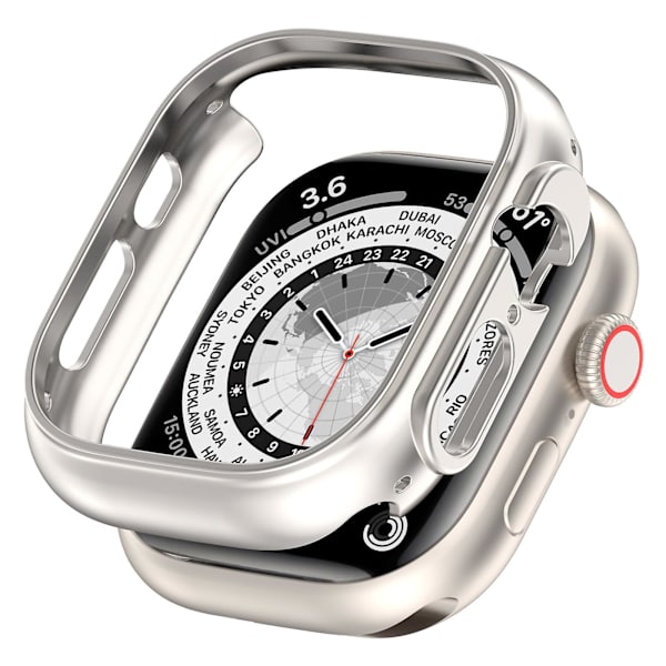 Suojakotelo Ios Watch 8 Ultra 49mm älykellolle - Rungonsuojus (FMY) Starlight