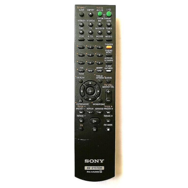 Rm-aau022 Til Sony Audio Video Receiver Av Fjernbetjening Str-dg720 Str-k780 (AM4)
