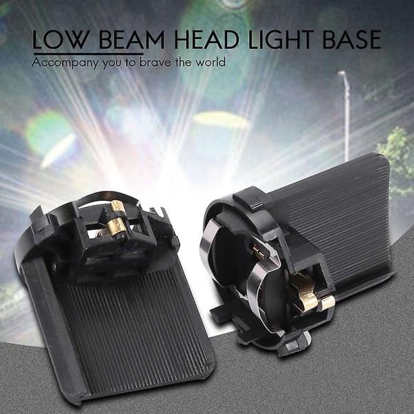 Halogenlamphållare Halogenlampa Head Light Base For Golf 6 Mk6 7 Mk7 Tiguan Touran Sharan Scirocco R Gts 5k0941109 (FMY) Black