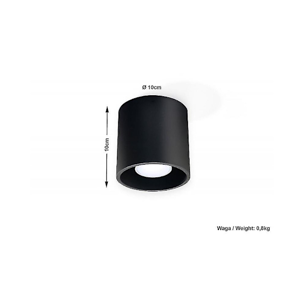 Plafond Orbis 1 Musta  (FMY)