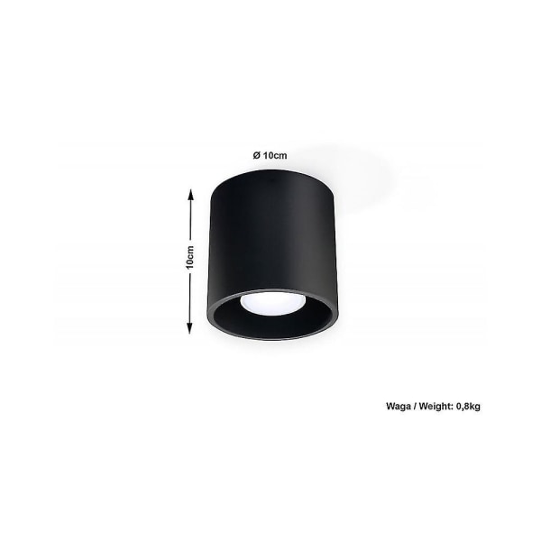Plafond Orbis 1 Sort  (FMY)