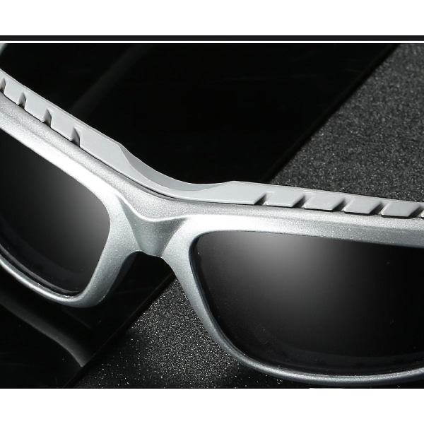 Polariserede sportssolbriller til mænd: Uv-beskyttelsessolbriller til kørsel Fiskeri Baseball Cykling Golf Motorcykel (FMY)