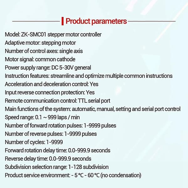 42 57 Stepper Motor Controller Positiv Revers Vinkel Puls Hastighetskontroll Styrkort Programmerbar Plc Se  (FMY)