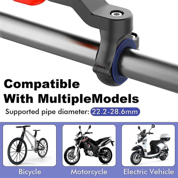 360 graders roterande telefonhållare vridlås för cykel mountainbike motorcykel (FMY)