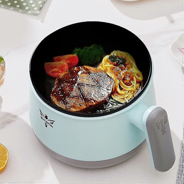 Smart Automatisk Multifunksjonell Elektrisk Gryte 1.8l, Shabu Shabu Mini Non-stick Gryte Med Flere Strømkontroller, Elektrisk Komfyr Wit-XinHan  (FMY) Purple