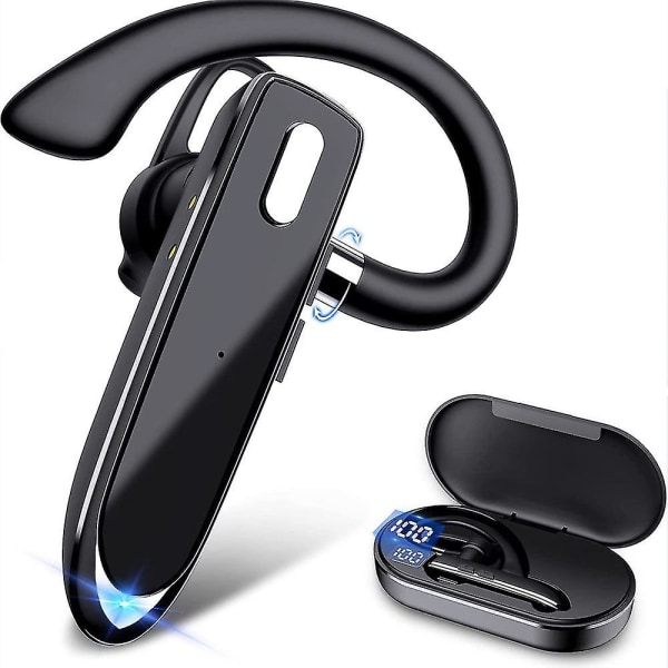 Trådløst Bluetooth Business Headset Henger In-Ear Digital Hodetelefon For Kjøring Business Office (FMY)