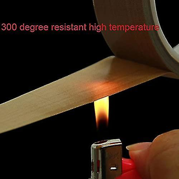 Högtemperaturbeständig tejp, 40 mm x 10 m, värmebeständig Teflontejp -70-260 för manuell impulsvakuumförsegling (1 förpackning)  (FMY)