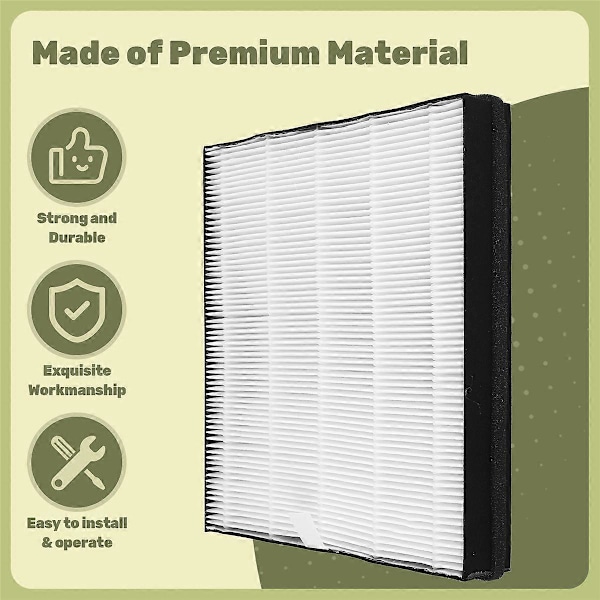 Passer til Philips Luftrenser DE5206 DE5205 Luftrenser Hepa Filter HEPA Filter FY1119 (FMY)