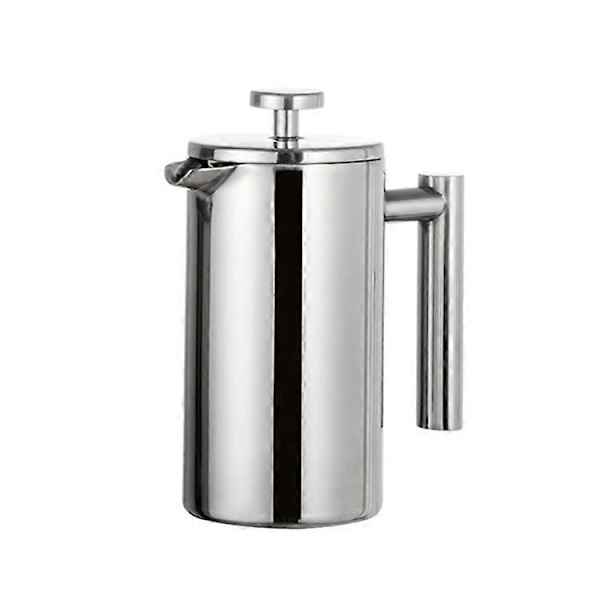 Dubbelväggig Isolerad Franskpress i Rostfritt Stål med Nätfilter (FMY) 800 ML