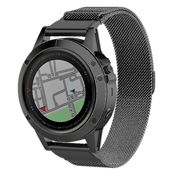 Milanese-hihna Garmin Fenix 7 7x 7s 6 6x 6s Forerunner 955 255 Metallimagneettinen ranneke Zj (FMY) 20mm