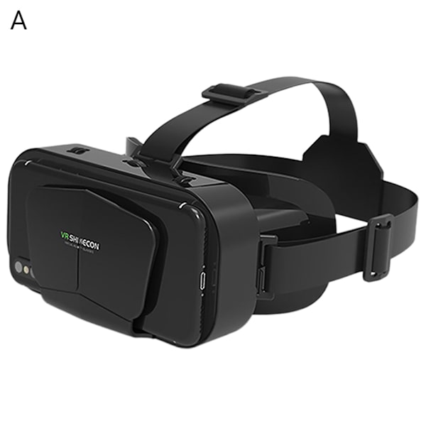 G10 VR-glasögon Kraftfull Jätteskärm Immersiv Panorama Roaming Virtual Reality-glasögon för Mobiltelefon (FMY) Black A