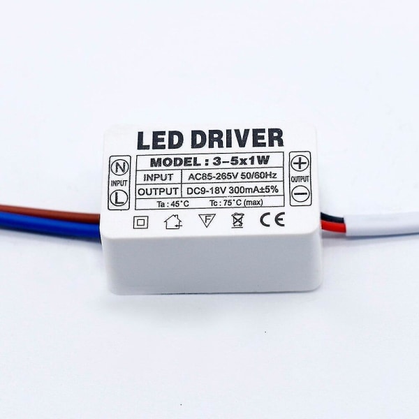 25 36W 300mA LED-drivrörelseffekt-enhet Ac85 265v belysningstransformatorer för LED (FMY)