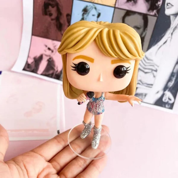 Ts Eras Figur Ornament Personifierad Hantverk Skrivbordsdekoration Perfekt Present För Swifties (FMYED) A