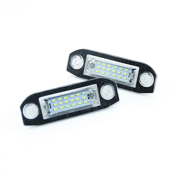 1 par LED-skiltlys for Volvo C70 S40 S60 S80 V50 V60 V70 Xc60 Xc70 Xc90 (FMY)