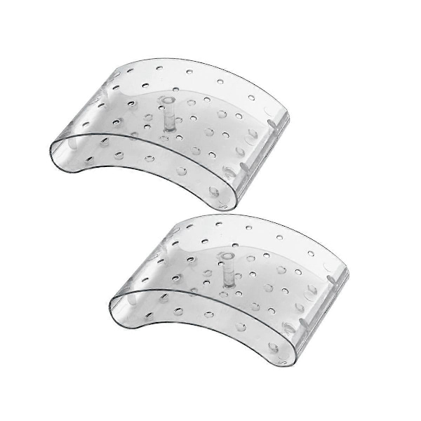 2 stk 20 Hull Lollipop Holder Display Stativ Akryl Holder Klar Godteri Holder for Bryllup Fest Bir  (FMY) Transparent