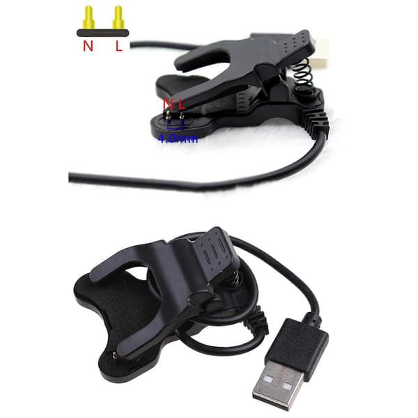 Yleiskäyttöinen USB 5V latauskaapeli älykellolle TW64 (FMY) 2P C2 4MM
