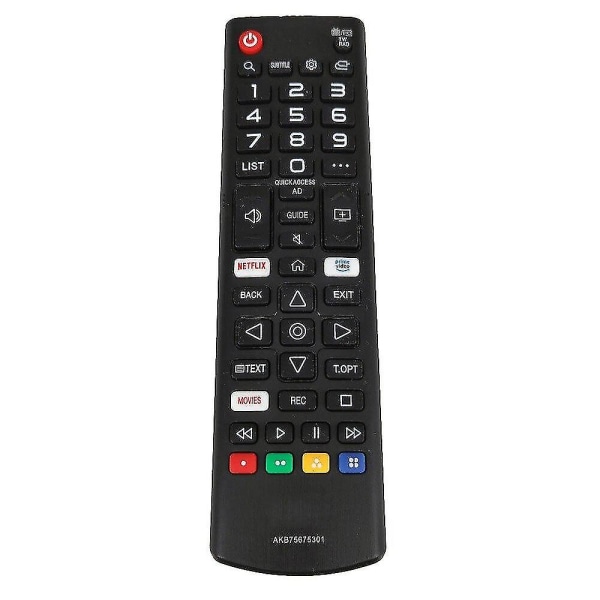 Rplacement Akb75675301 för Lg Smart Tv-fjärrkontroll för 2019 med Netflix Fernbedienung (AM4)