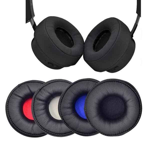 2x Erstatningsputer Øreputer For Backbeat Fit 505 500 Med Memory Foam Black