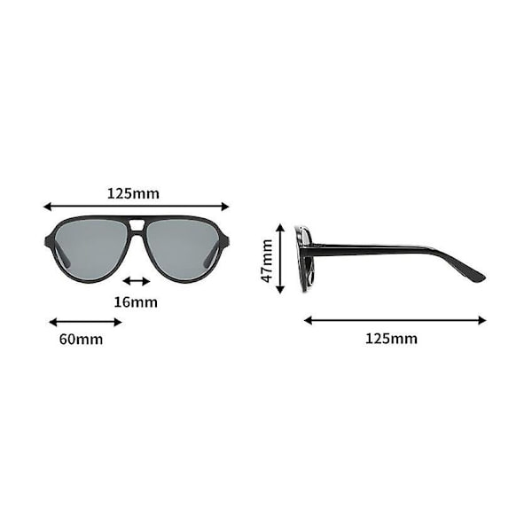 Polariserede Aviator Solbriller til Børn Retro Trendy Sports Solbriller  (FMY) Red