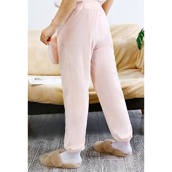 Elefanttipari Lounge-housut hauskoilla kärsä-ääniefekteillä (FMY) Pink XL