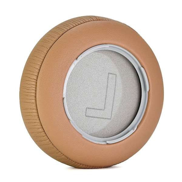 Läderöronkuddar för B&o Beoplay H9 3:e generationen hörlurar Ljudisolering Öronmuffar (FMY) Light brown