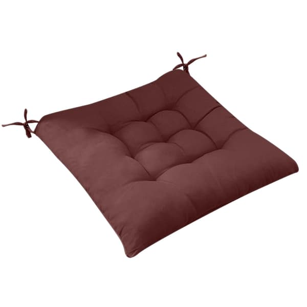 Ensfarget stolsete pute (FMY) Coffee F