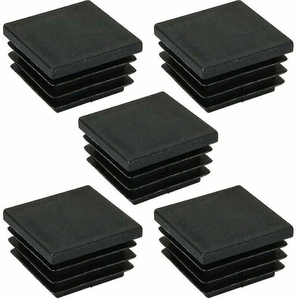 30 stk 30 x 30 mm firkantede rørplugger, plast rørplugger, firkantede rør endehette for bord, hyller, skap (FMY)