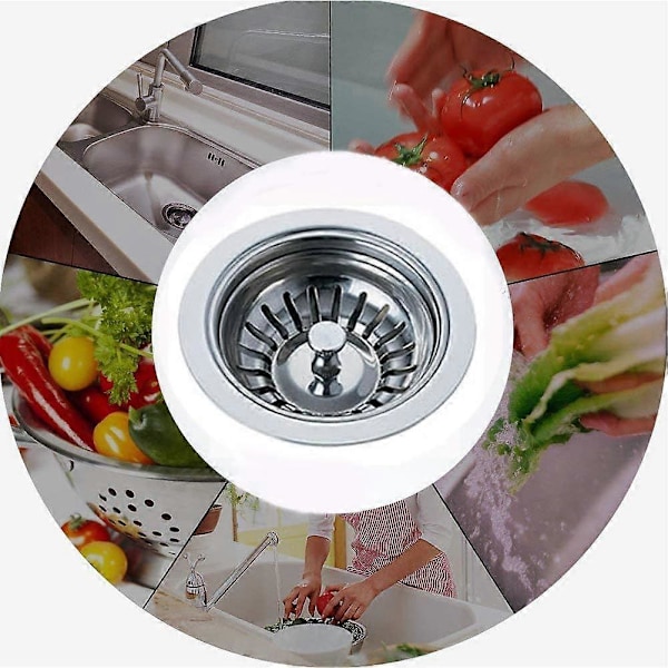 2 stk. Vaskesi Kurvsi, Køkkenvaskesi, Badeværelsesvaskesi Diameter 80mm (FMY)