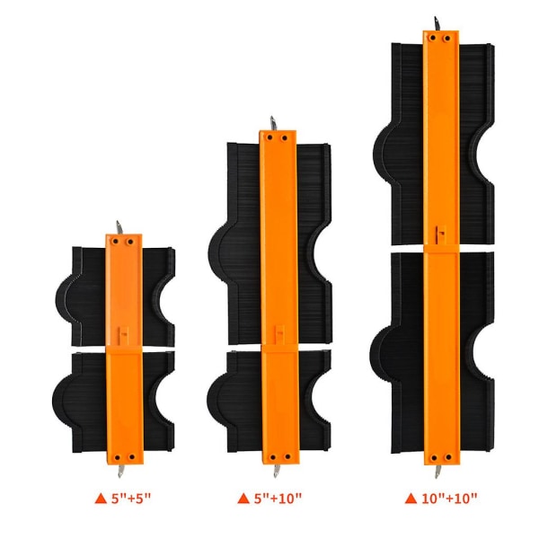 Høj præcision 250mm profilkontur måler   Dekoration Flise skabelon værktøjer  (FMY)