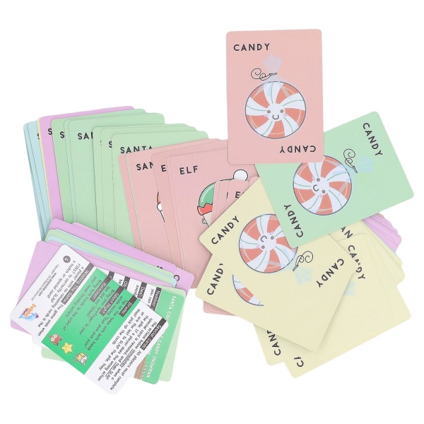 Klassiska kortspel Festkortspel Interaktiva familjekortspel inkluderar Santa Elf Candy Snowman (FMY)