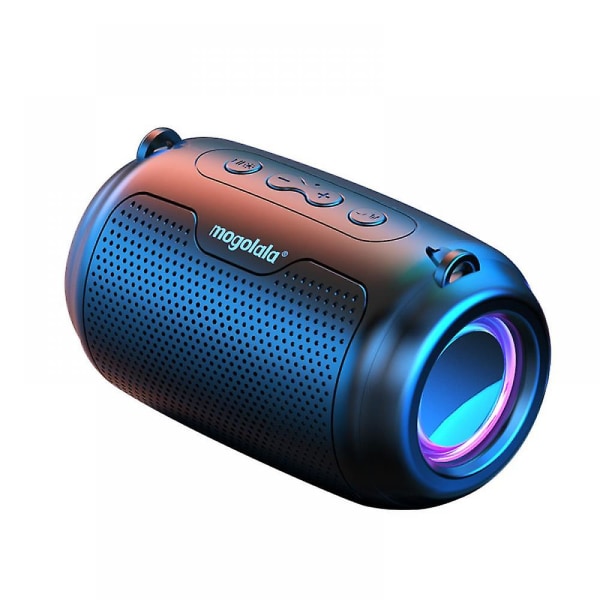Bluetooth högtalare, bärbar trådlös högtalare med HD-ljud och bas, inbyggd mikrofon, mini stereohögtalare för hem, fest, utomhus (svart) (FMY)